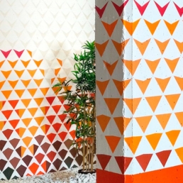 estudio stendhal arte mural geometrico miniatura