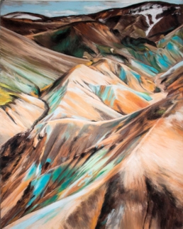 estudio stendhal arte serie geologica landmannalaugar III