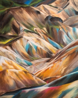 estudio stendhal arte serie geologica landmannalaugar IV