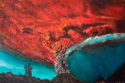 Estudio Stendhal arte serie geologica Erupción web